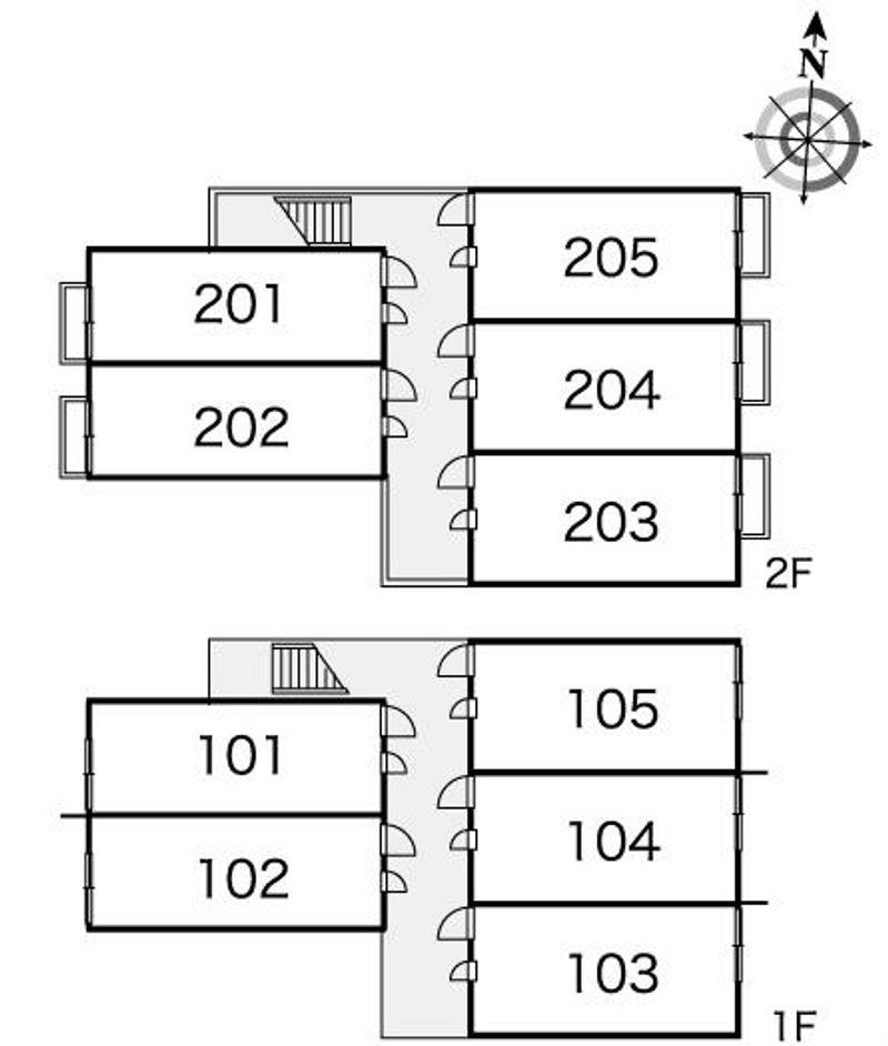 レオパレスブリーズ 間取り配置図