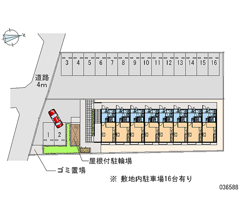 36588 Monthly parking lot