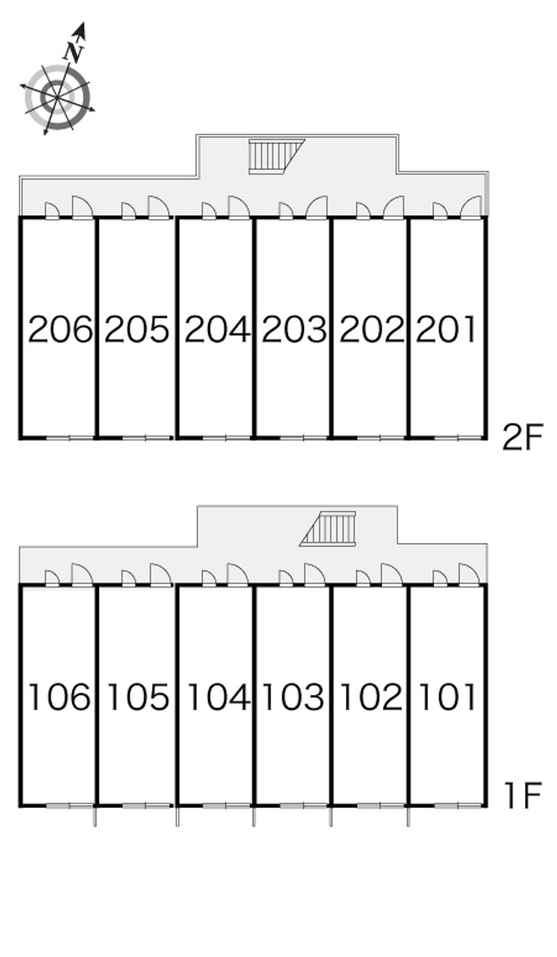レオパレスわだつみ 間取り配置図