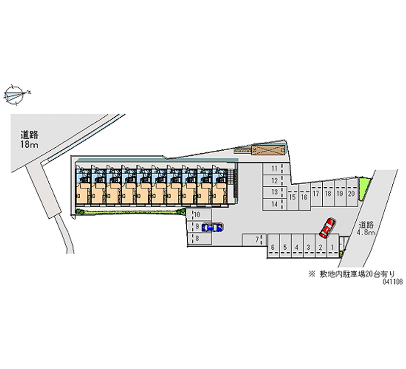 41106 Monthly parking lot