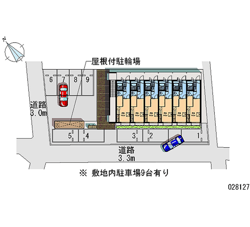 レオパレスガーデン　ワタナベ 月極駐車場