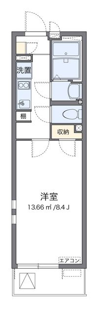 クレイノセントコージア山崎 間取り図