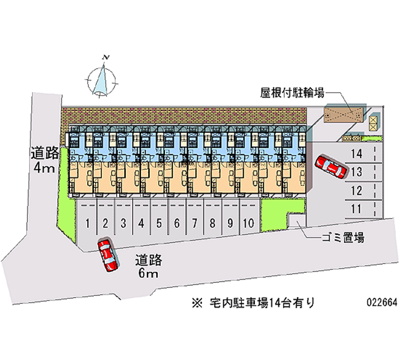 22664 Monthly parking lot