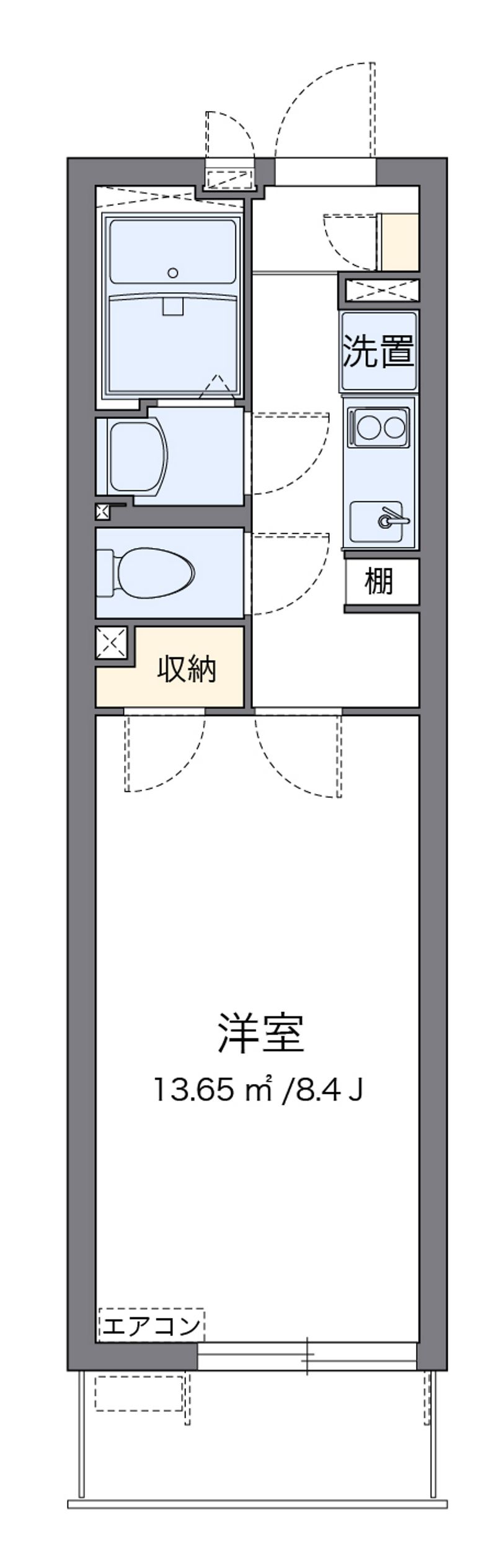 クレイノツインダイヤ 間取図