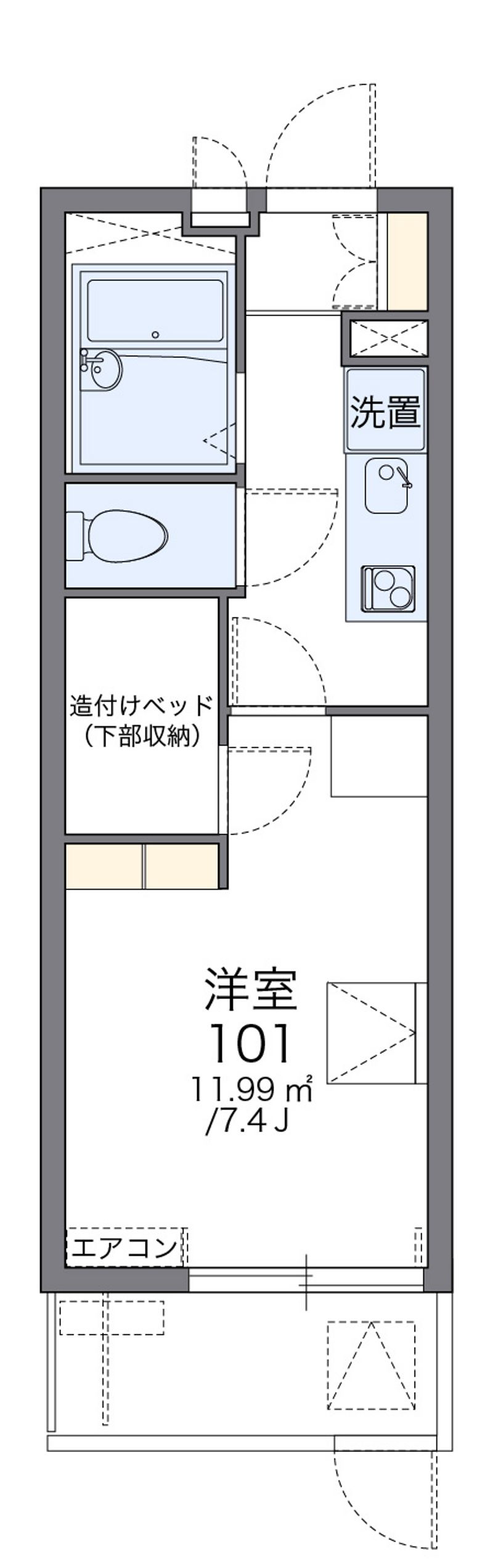 レオパレスＡＹＯＫＡ 間取図