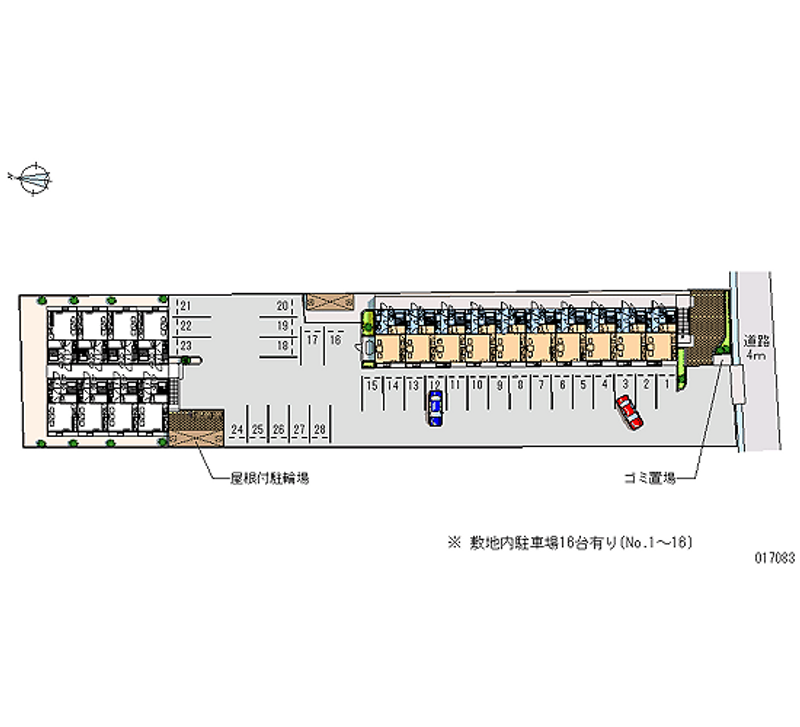 17083月租停車場