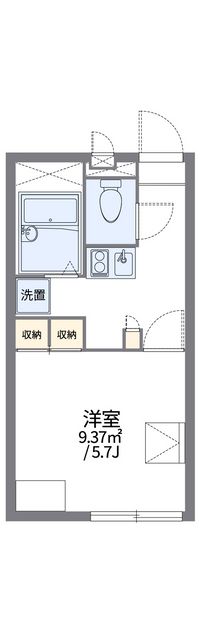 レオパレスＳＨＩＢＡＳＡＫＩ 間取り図