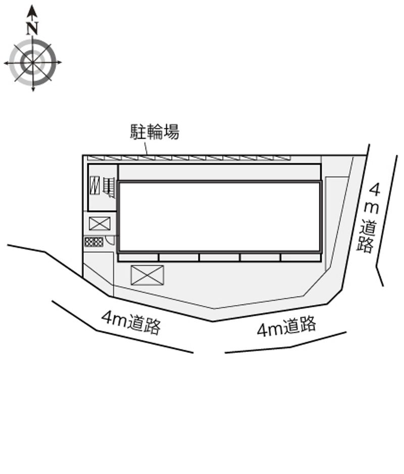 レオパレス栄 配置図
