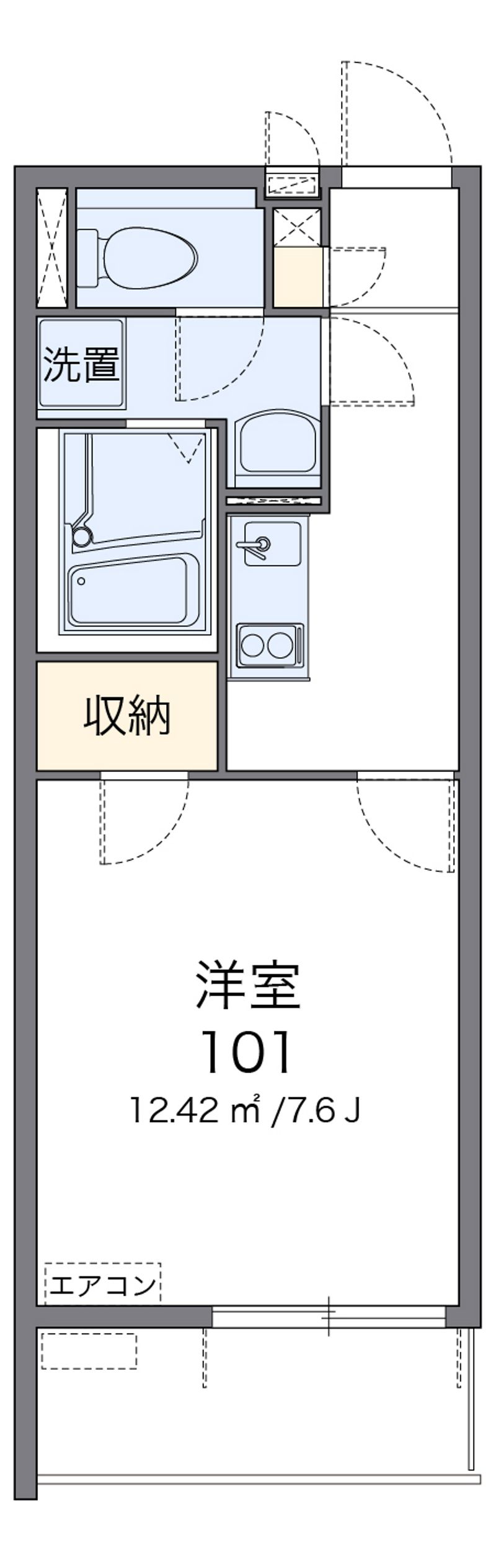 クレイノオケイルＳｅｃｏｎｄ 間取図