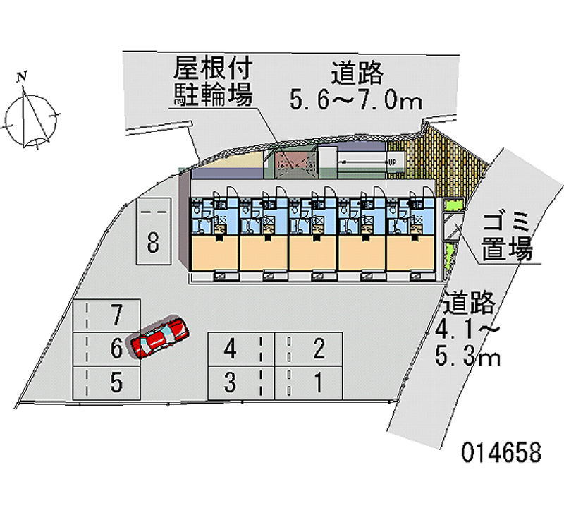 レオパレスサン今町 月極駐車場