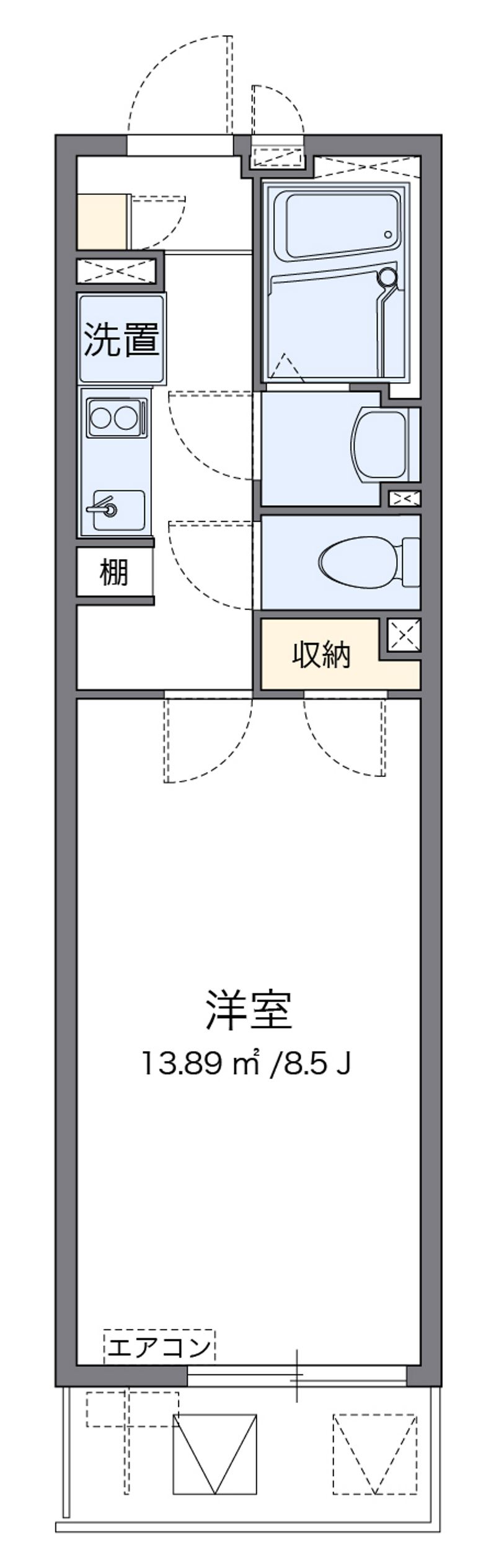 CLEINO Maison Higashi Hashimoto Floor plan