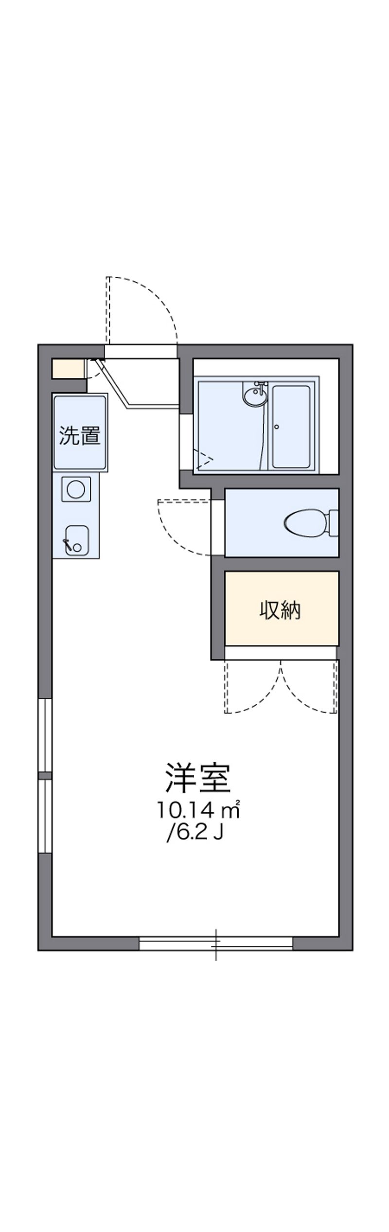 レオパレスカサ 間取図
