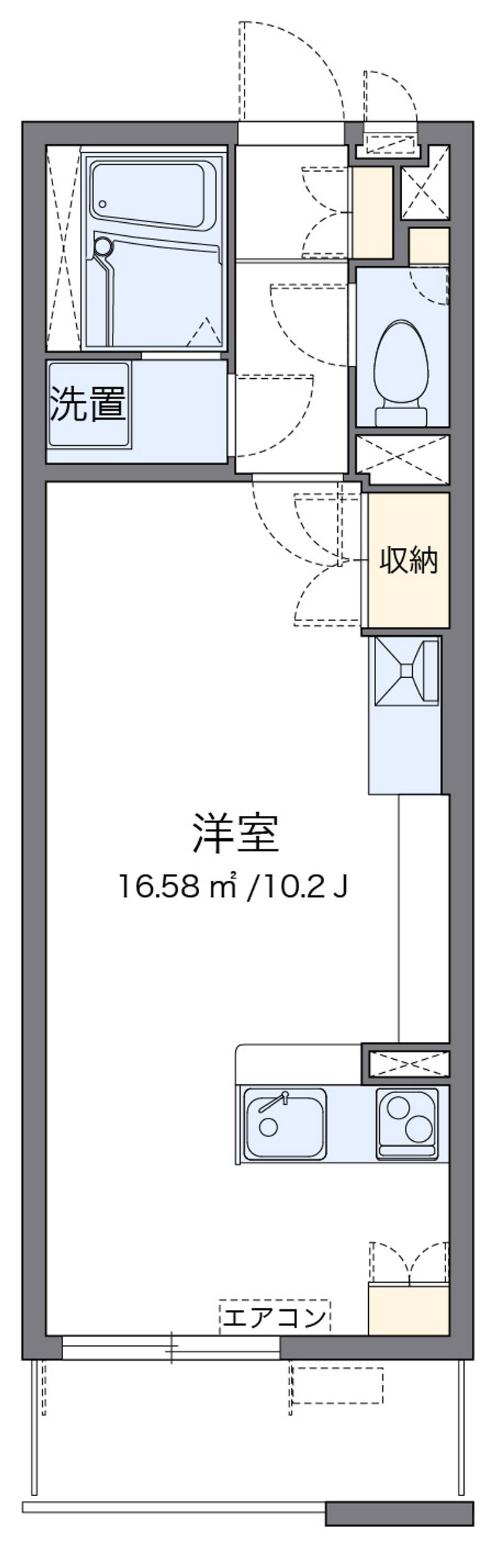 レオネクストレジデンス川崎 間取図