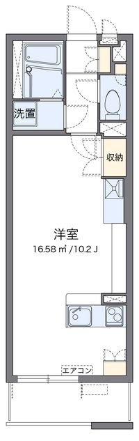 レオネクストレジデンス川崎 間取り図