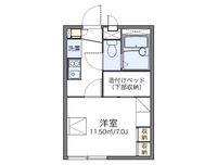 レオパレス温品 間取り図