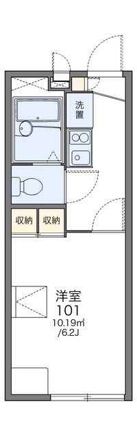 レオパレス山の手 間取り図