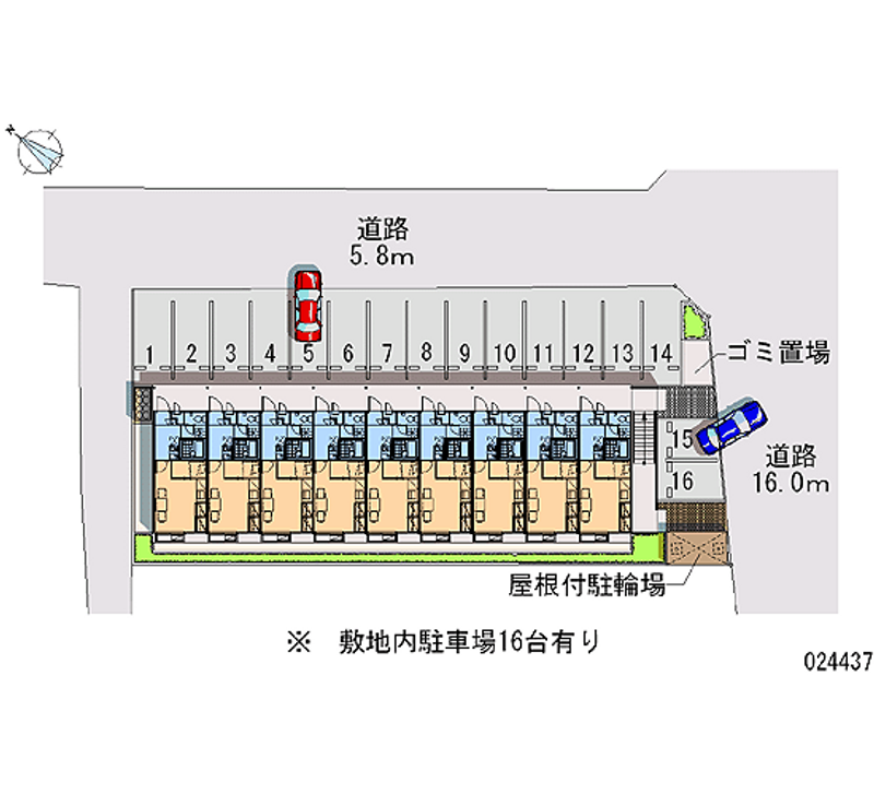 レオパレスＷＥＳＴ　１８ 月極駐車場