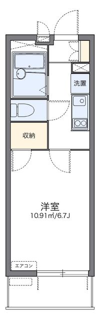 レオパレス蒔田 間取り図