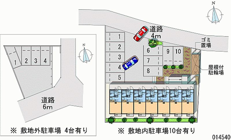 レオパレスＨＩＲＡＫＯ 月極駐車場