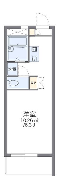 レオパレスサニーコートイシガキ 間取り図