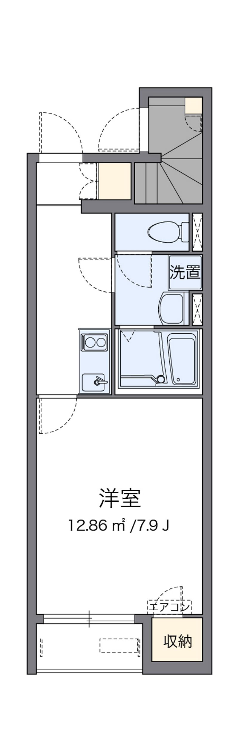 クレイノエクレールⅡ 間取図