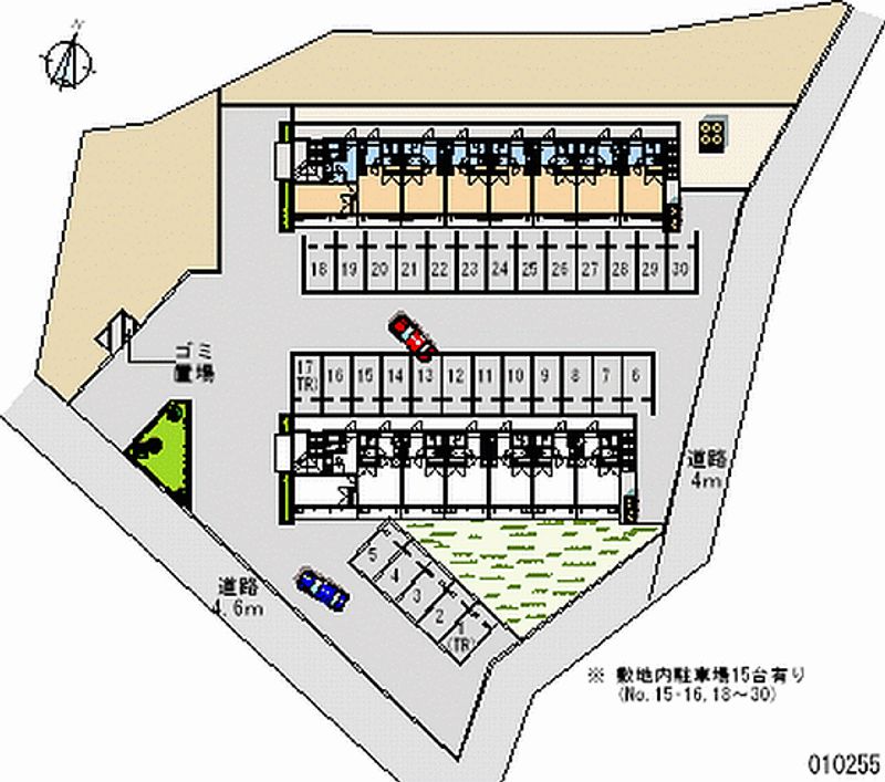 10255 Monthly parking lot