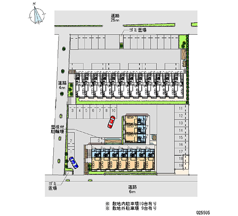 25505 bãi đậu xe hàng tháng