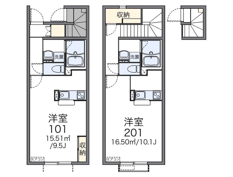 レオネクストクレソン　コマイ 間取図