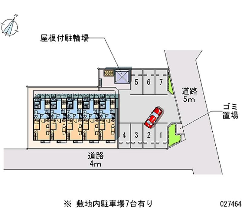 レオパレス金剛沢 月極駐車場