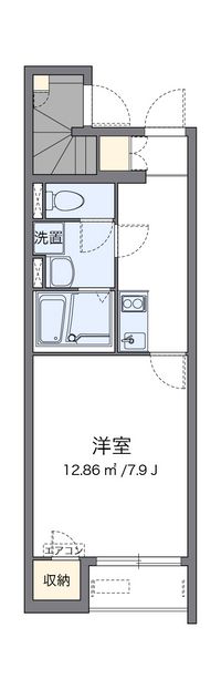 クレイノ千住Ⅱ 間取り図