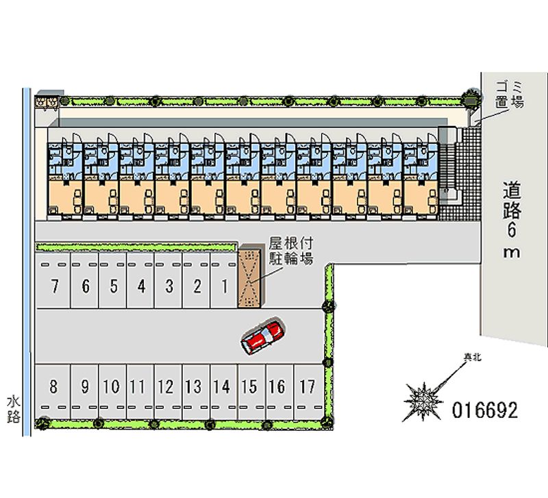 16692月租停車場