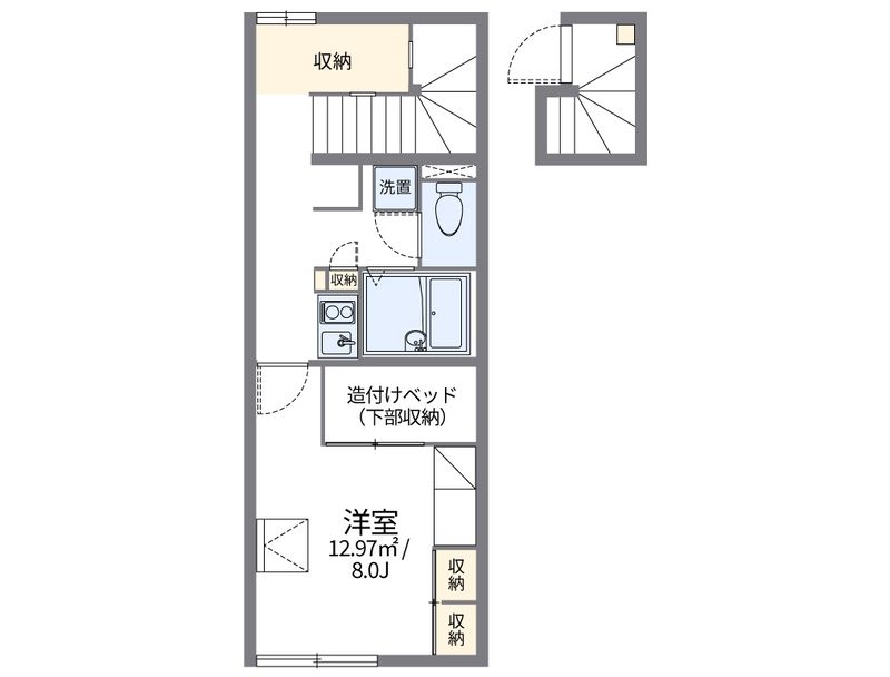 レオパレス東館 間取図