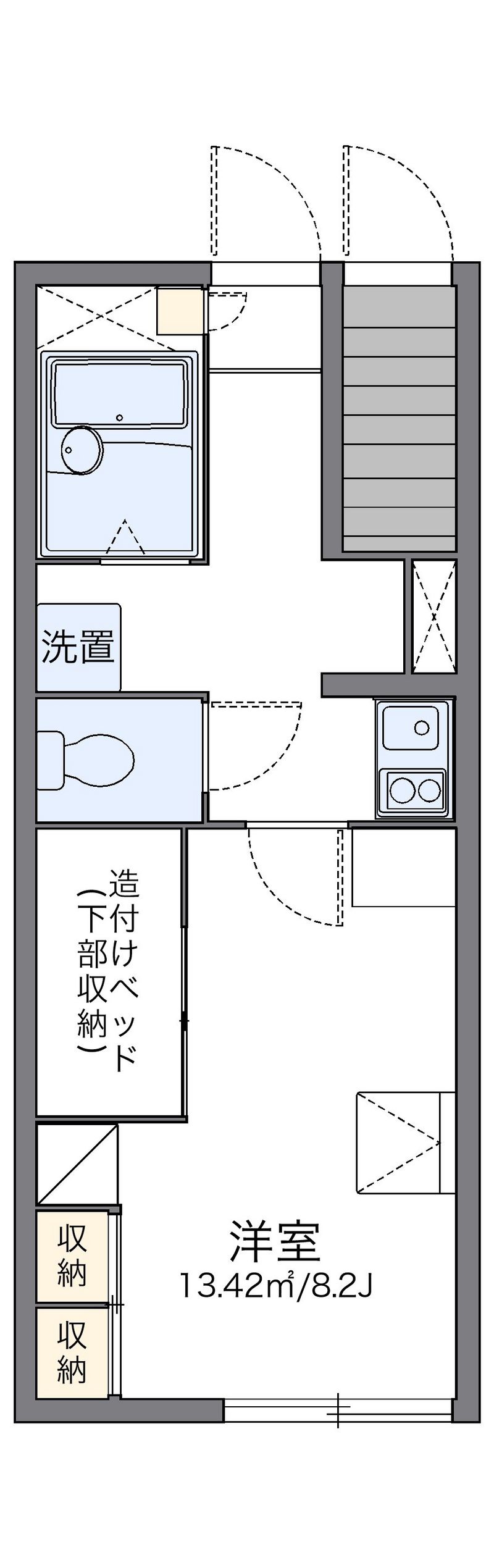 レオパレススカイヒル 間取図