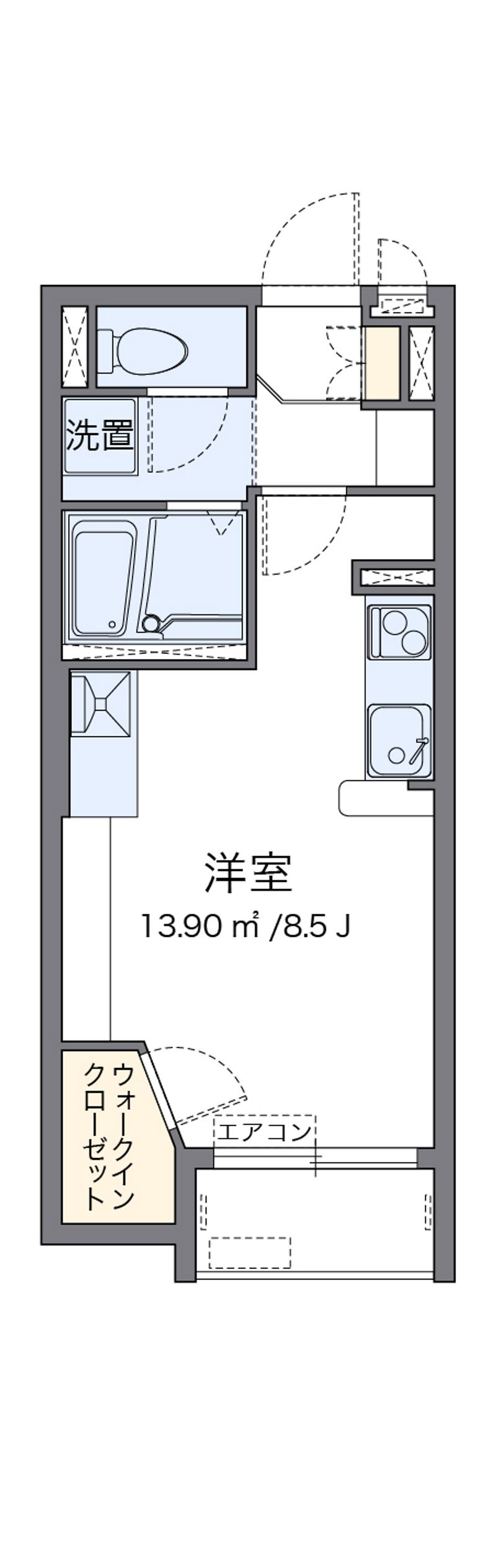 ミランダパレス湘南本宿 間取図