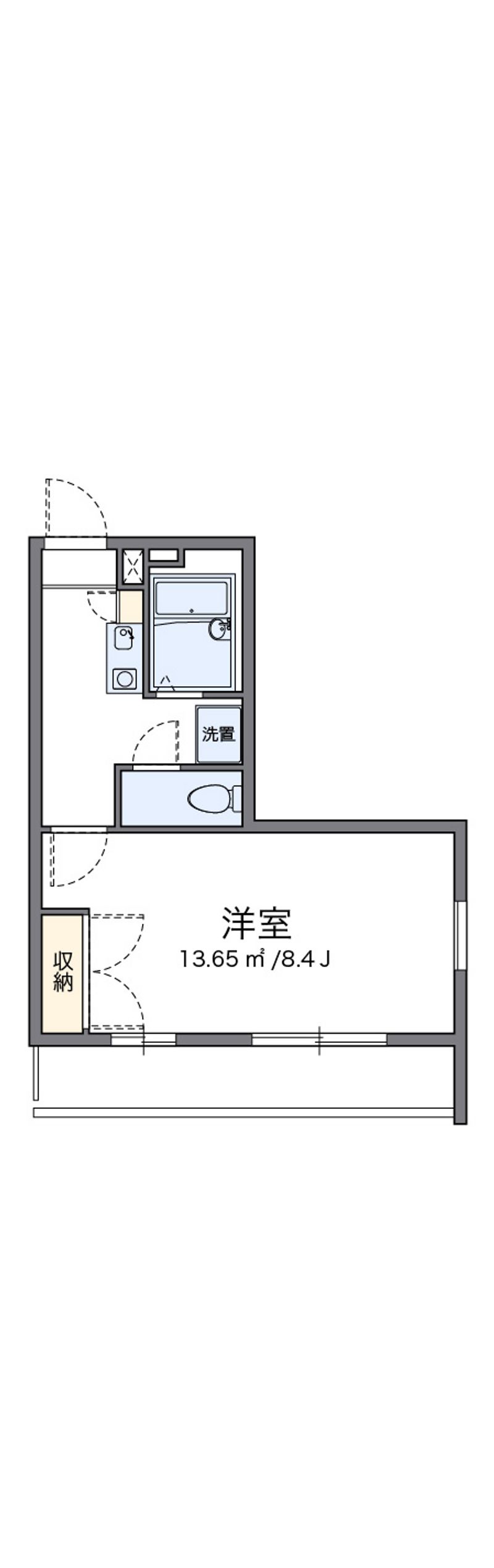 レオパレス天神 間取図