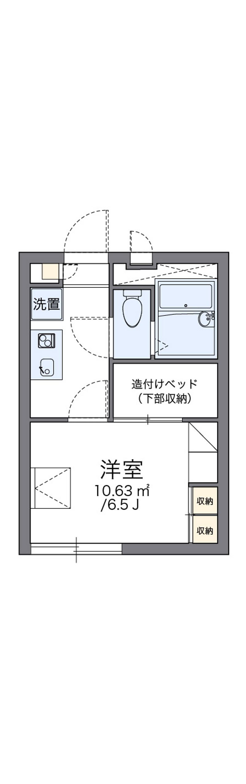 レオパレスウィン 間取図