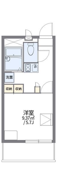 レオパレスカナサラ 間取り図