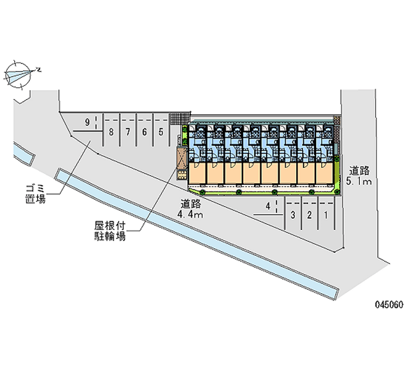 45060 bãi đậu xe hàng tháng