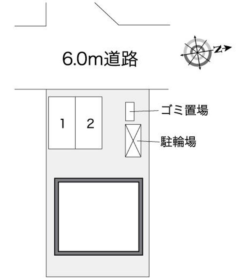 レオパレスたかはな 配置図