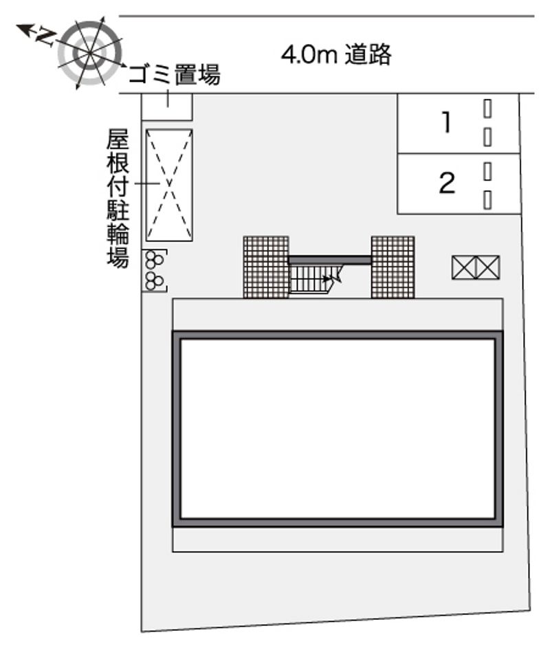 レオパレスバーディー 配置図