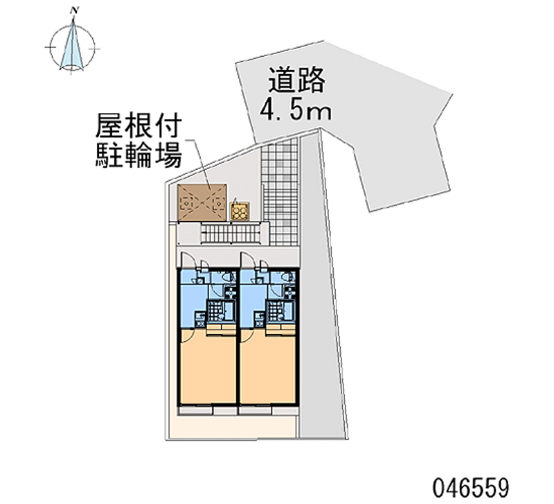 レオパレスＯＴＡＮＩⅡ 区画図