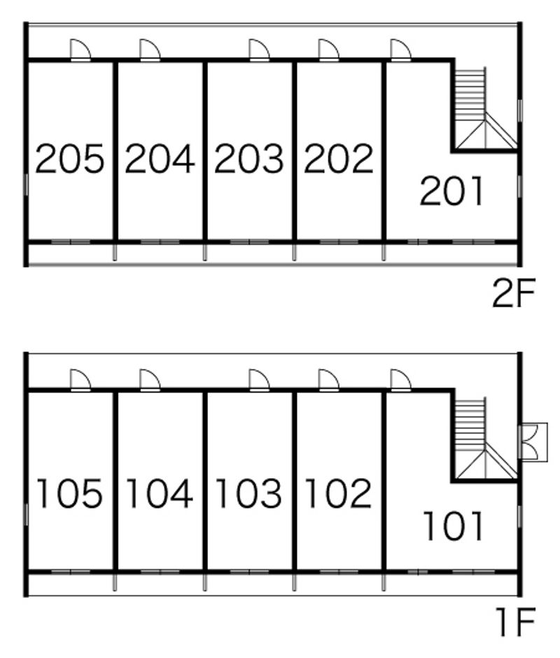 レオパレスムービング・ストーン 間取配置図