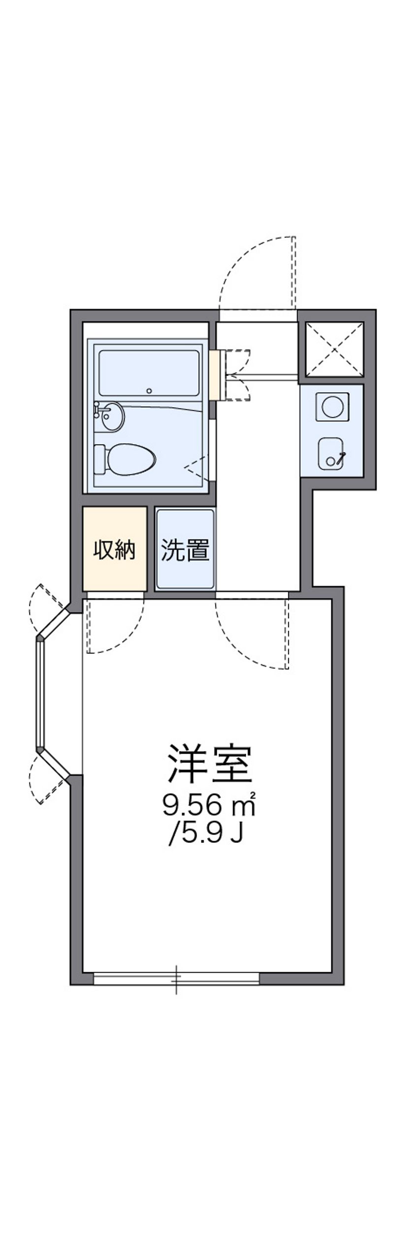 leopalace Nagata 평면도