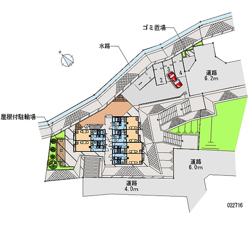 レオパレスベンターナ 区画図