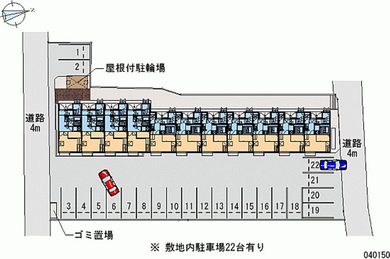 レオパレスきらら 月極駐車場