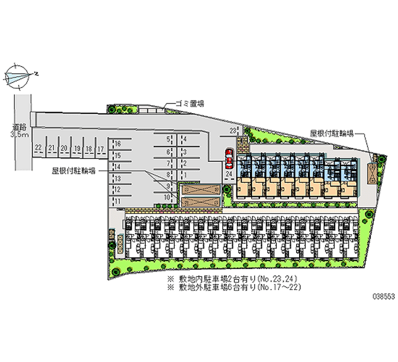 38553 bãi đậu xe hàng tháng