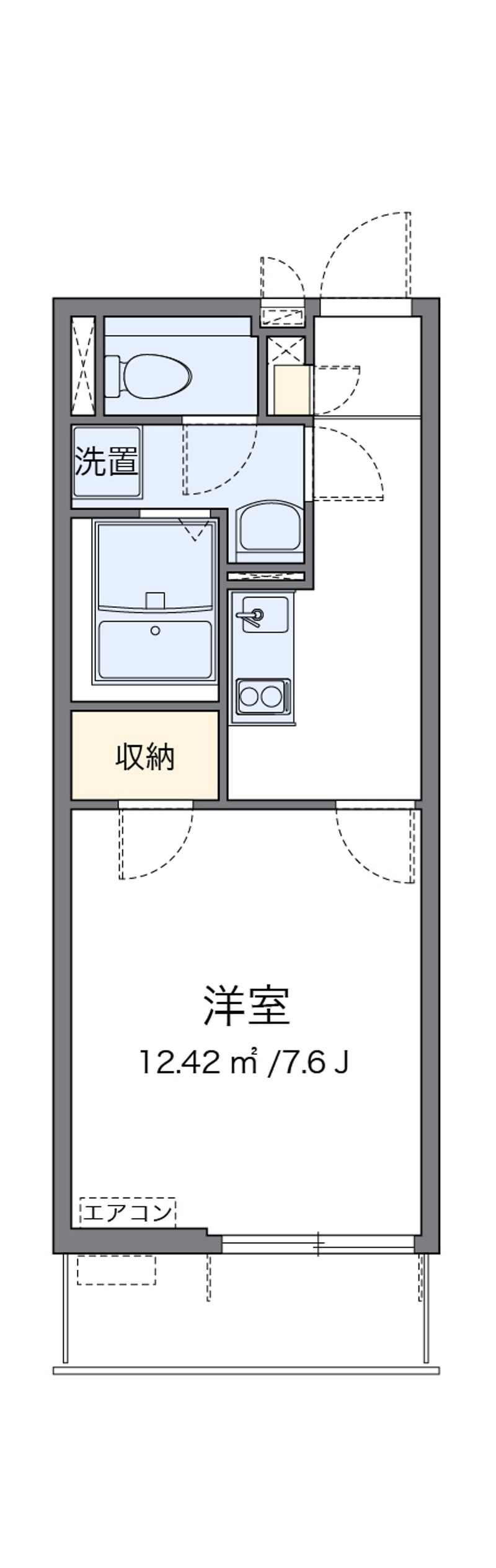 クレイノミオラコート 間取図