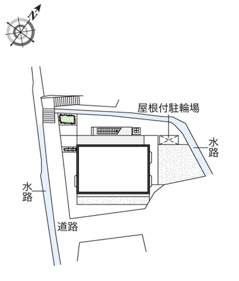 レオパレスガーデンヒルズ 配置図