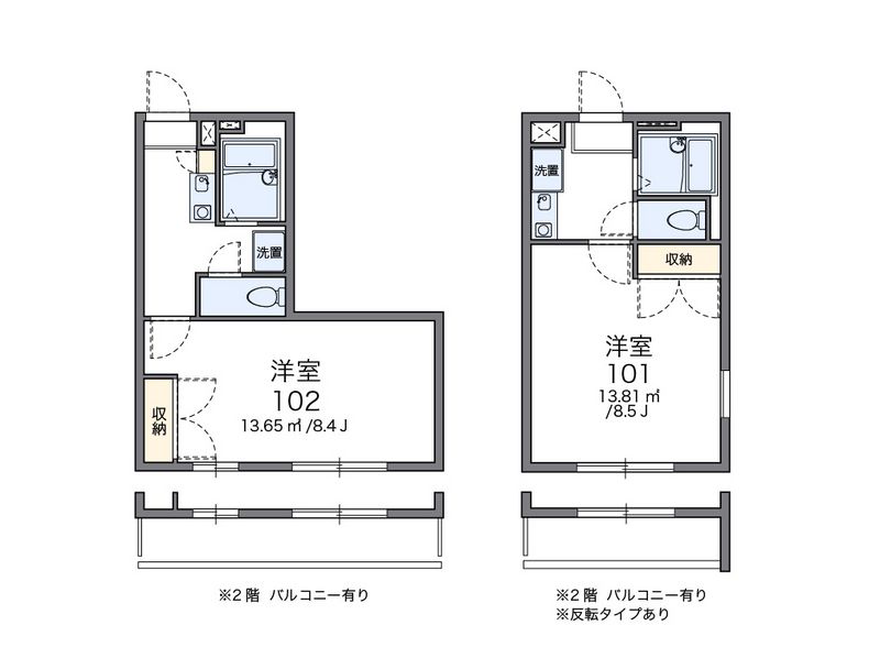 レオパレスソレイユ 間取図