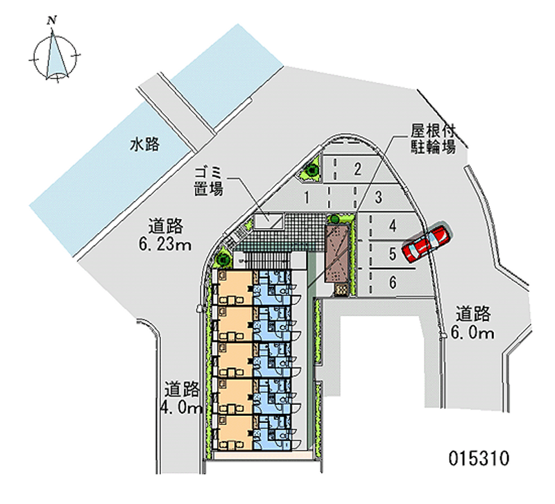 レオパレスマンゲシア 区画図